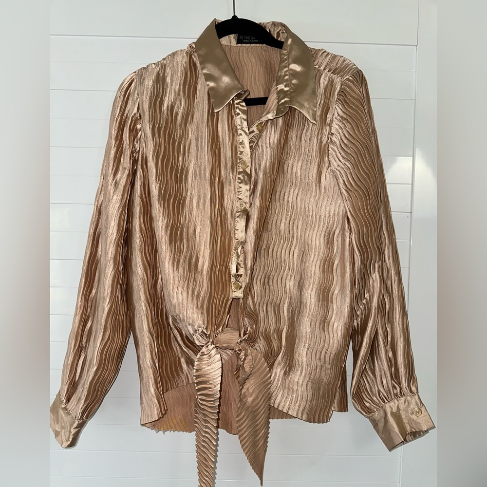 ASOS Shine oversized shirt